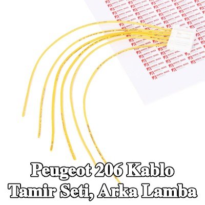 HERTH+BUSS ELPARTS Kablo Tamir Seti, arka lamba — Peugeot 206