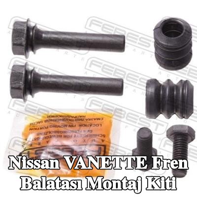 FEBEST Fren balatası montaj kiti Ön Aks — Nissan Vanette