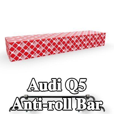 FEBI BILSTEIN Lastik bağlantı parçalı stabilizatör, Arka Aks, bağlantı çubuğu ile — 2012 Audi Q5