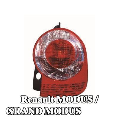 ABAKUS المصباح الخلفي الأيمن, بدون لمبة, بدون حامل لمبة — Renault Modus / Grand Modus