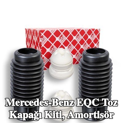 FEBI BILSTEIN Toz kapağı kiti, amortisör Ön Aks — Mercedes-Benz Eqc