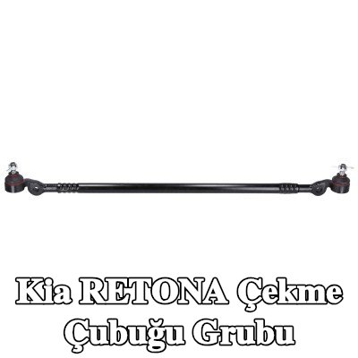 FEBI BILSTEIN Rot kolu grubu Orta, Ön Aks, 815mm, kilit somunu ile — Kia Retona