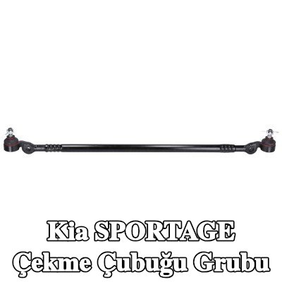 FEBI BILSTEIN Rot kolu grubu Orta, Ön Aks, 815mm, kilit somunu ile — 2000 Kia Sportage