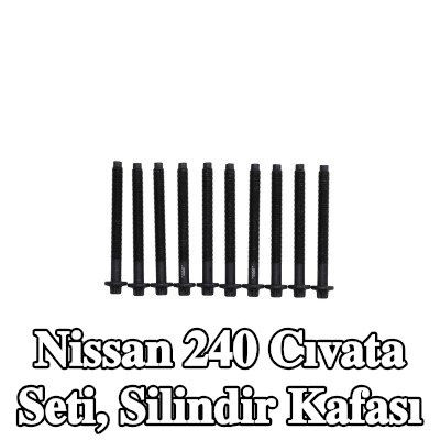 KAMOKA Cıvata seti, silindir kafası — Nissan 240