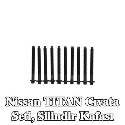 KAMOKA Cıvata seti, silindir kafası — Nissan Titan