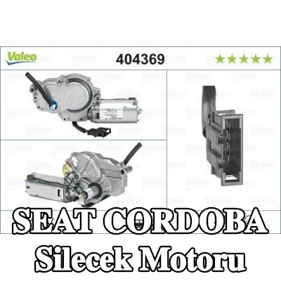 VALEO Silecek motoru Arka, ORIGINAL PART, 12V — SEAT Cordoba