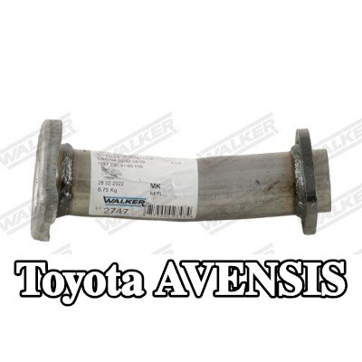 WALKER أنبوب العادم — 2000 Toyota Avensis