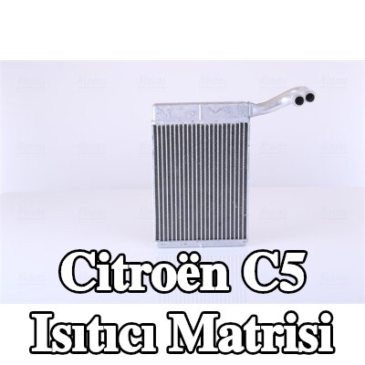 NISSENS Borulu ısıtıcı matrisi — 2004 Citroën C5