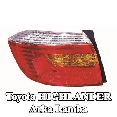 ABAKUS Arka lamba Sağ, ampul içermez, ampul yuvası olmadan — Toyota Highlander