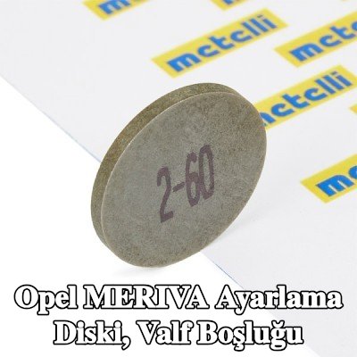 METELLI Ayarlama Diski, valf boşluğu — Opel Meriva