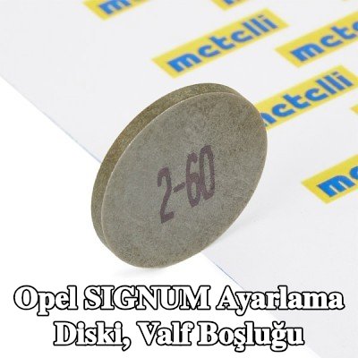 METELLI Ayarlama Diski, valf boşluğu — Opel Signum