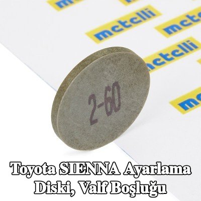 METELLI Ayarlama Diski, valf boşluğu — Toyota Sienna