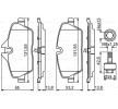 BOSCH Fren balatası seti 13, 8mm, gıcırtı önleyici plaka ile, cıvata/vida ile, aksesuarlarla — BMW i3 (3)