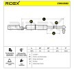 RIDEX Bagaj kapağı destek kolu Sağ Arka, 595mm — Hyundai Atos (5)