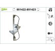 VALEO Sol ön cam regülatörü, Elektrikli, elektrik motoru olmadan — Nissan Qashqai (1)