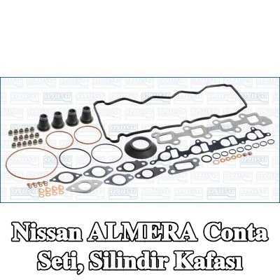 AJUSA Conta seti, valf gövdesi contalı silindir kafası, silindir kafası contası olmadan — 2000 Nissan Almera