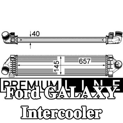 MAHLE Intercooler — 2012 Ford Galaxy