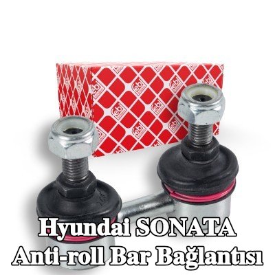 FEBI BILSTEIN Ön aks sol anti-roll bar bağlantısı, Ön Aks Sağ, 55mm, Çelik — 1997 Hyundai Sonata