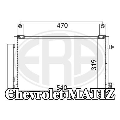 ERA مكثف تكييف الهواء مع مجفف — Chevrolet Matiz