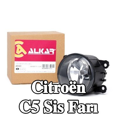 ALKAR Sol Sis Farı, Sağ, H11, ampul yuvası olmadan — 2002 Citroën C5