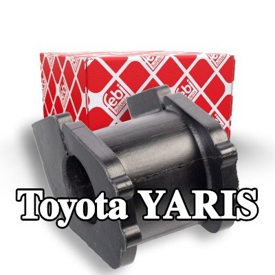 FEBI BILSTEIN جلبة قضيب مانع للانقلاب المحور الأمامي الأيسر, المحور الأمامي الأيمن, 23mm, مطاط — Toyota Yaris