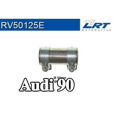 LRT موصل الأنابيب، نظام العادم — Audi 90