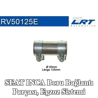 LRT Boru bağlantı parçası, egzoz sistemi — SEAT Inca