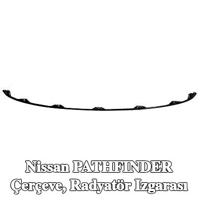 DIEDERICHS Çerçeve, radyatör ızgarası — Nissan Pathfinder