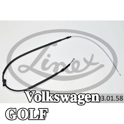 LINEX كابل، فرامل الخدمة — 2002 Volkswagen Golf