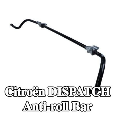 MAXGEAR Ön aks stabilizatör çubuğu, lastik yatağı ile — Citroën Dispatch