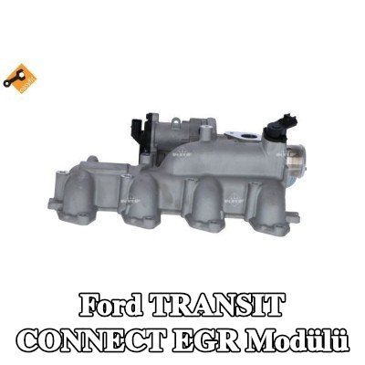 NRF Contalı/sızdırmazlık elemanlı EGR Modülü, boru ile, sensörlü — 2002 Ford Transit Connect