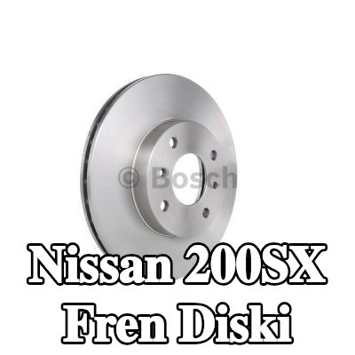 BOSCH Fren diski Dış Çap: 280mm, Havalandırmalı, içten havalandırmalı, Yağlanmış — 1990 Nissan 200sx