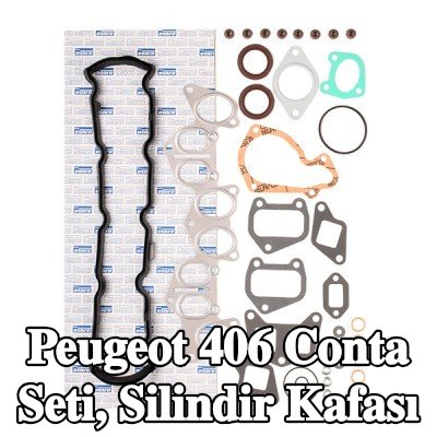 AJUSA Conta seti, valf gövdesi contalı silindir kafası, silindir kafası contası olmadan — Peugeot 406