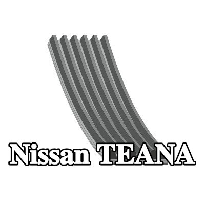 FEBI BILSTEIN حزام سيربنتين 1432mm, Number of ribs: 6 — Nissan Teana