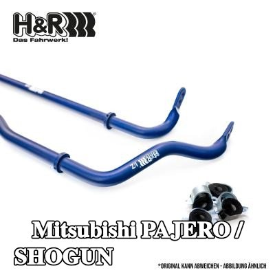 H&R مجموعة قضبان منع الانقلاب — Mitsubishi Pajero / Shogun
