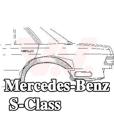VAN WEZEL واقي الطين — Mercedes-Benz S-Class