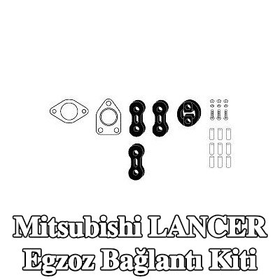 HJS Egzoz bağlantı kiti — 1994 Mitsubishi Lancer