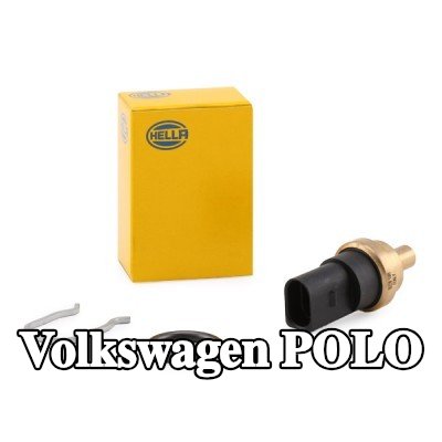 HELLA مستشعر, مستشعر درجة حرارة سائل التبريد بدون حشية/مانع تسرب — 2009 Volkswagen Polo
