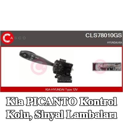 CASCO Kontrol Kolu, sinyal lambaları — Kia Picanto