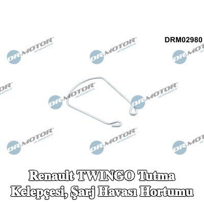 DR.MOTOR AUTOMOTIVE Tutma Kelepçesi, şarj havası hortumu — Renault Twingo