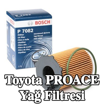 BOSCH Conta/sızdırmazlık elemanlı yağ filtresi — 2017 Toyota Proace