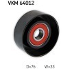 SKF Saptırma / kılavuz kasnağı, V-ribbed belt Ø: 76mm — Hyundai Porter (2)