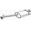WALKER Orta susturucu 1320mm, montaj parçaları olmadan — 2000 Toyota Hiace (9)