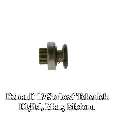 BOSCH Serbest Tekerlek Dişlisi, marş motoru — Renault 19