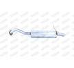 WALKER Arka susturucu 10mm, montaj parçaları olmadan — 2012 Toyota Auris (1)