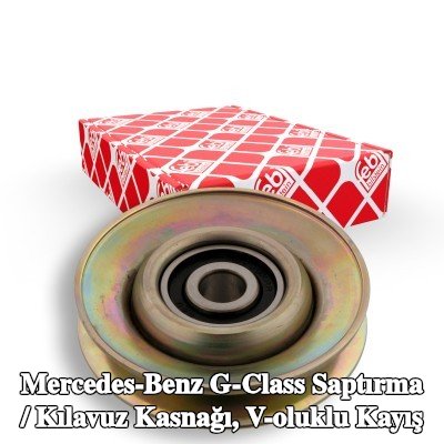 FEBI BILSTEIN Saptırma / kılavuz kasnağı, V-ribbed belt Outer Diameter: 97mm — 1994 Mercedes-Benz G-Class