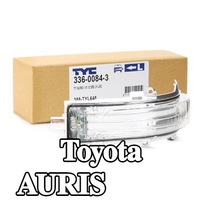 TYC مؤشر جانبي مرآة خارجية, مرآة خارجية أيسر — 2012 Toyota Auris