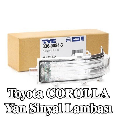 TYC Yan sinyal Dış Ayna, Sol Dış Ayna — 2012 Toyota Corolla