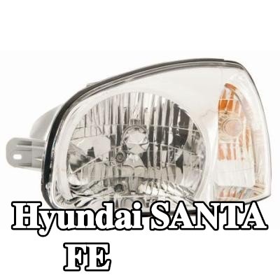 ABAKUS المصباح الأمامي الأيسر, H4, بدون لمبة — 2006 Hyundai Santa Fe