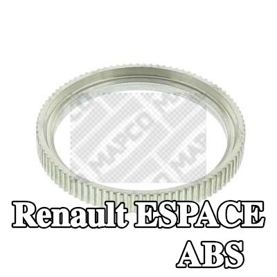 MAPCO حلقة مستشعر ABS المحور الأمامي — 1990 Renault Espace